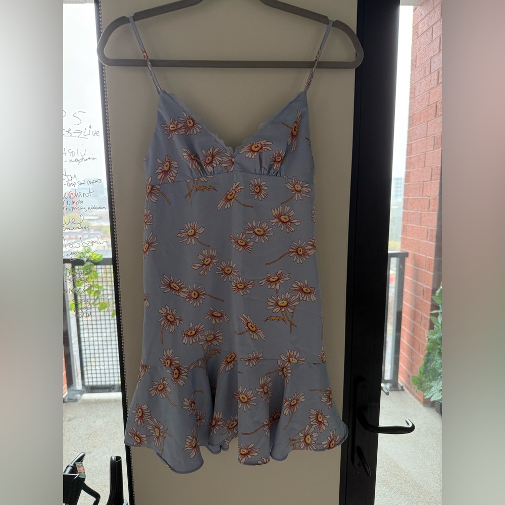 Urban outfitters Kimchi Blue Floral Spaghetti Strap Dress